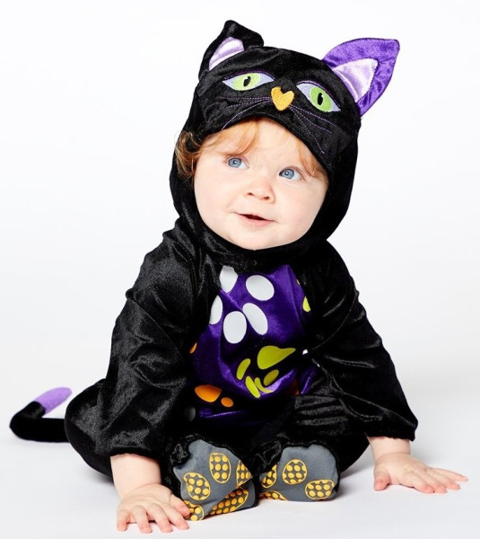 Disfraz de gato de Halloween para bebé