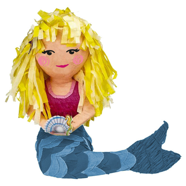 Blonde mermaid pinata