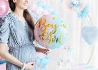 Preview: Boy or Girl Mom to be foil balloon 45cm