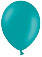 50 party star ballonnen turquoise 27cm