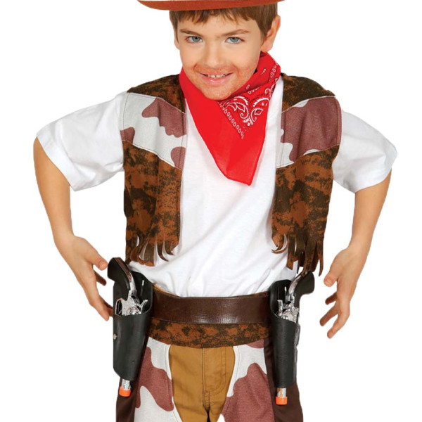 Fondina cowboy con pistole per bambini