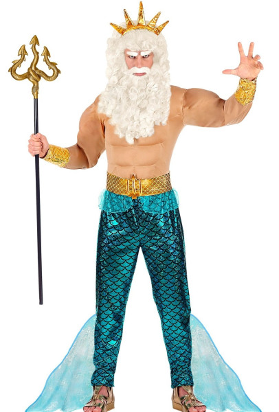 Poseidon sea god men's costume