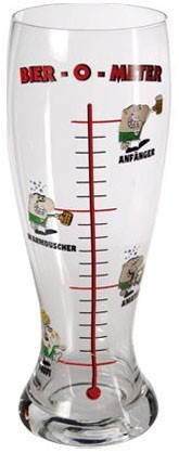 Bier-O-Meter Bierglas 1,2 Liter 29cm