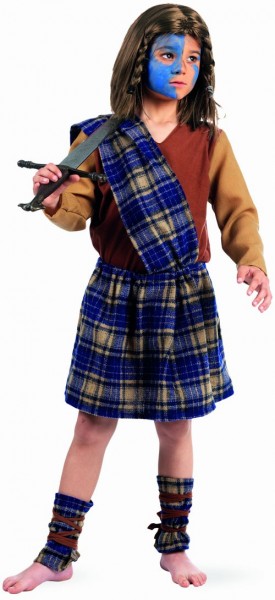 Skotsk krigare Scotty barndräkt