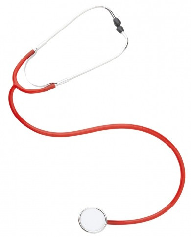 Stetoskop klasyczny czerwony