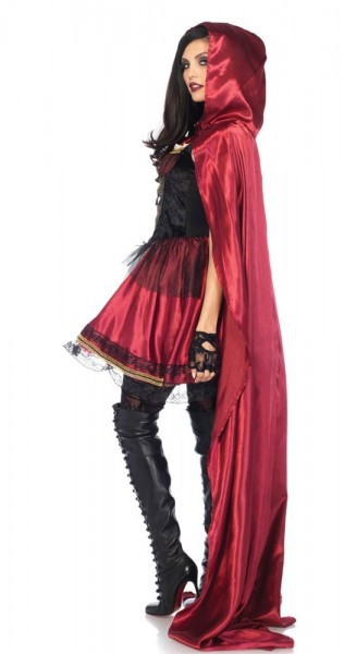 Forførende rødrød hætte kostume til kvinder 2