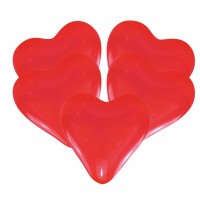 Balony 25 serc Giulia czerwone 30 cm