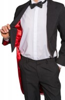 Aperçu: Tailcoat classique en noir et rouge