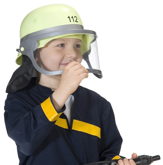 112 Fire helmet with visor for children