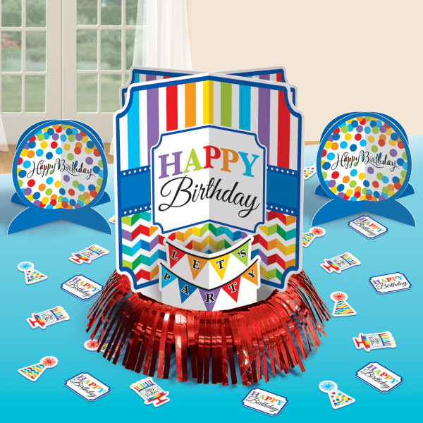 Tafeldecoratieset Happy Birthday Party 23-delig