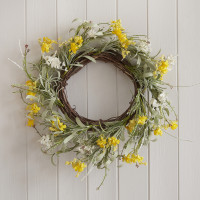 Preview: Spring wreath yellow 40cm