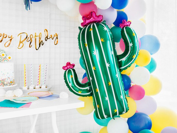 Folienballon Happy Kaktus 82cm 3
