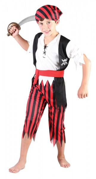 Lille pirat barn kostume