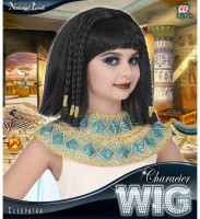 Vista previa: Peluca de reina Cleopatra negra