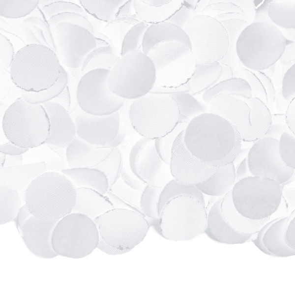 Confettis blancs étincelants 100g