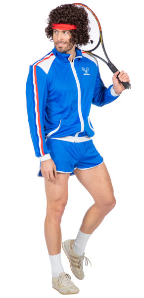 Men's 80's tennis costume