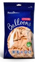 Preview: 100 Partystar balloons apricot 23cm