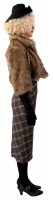 Short Esther fur jacket for women