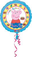 Peppa Wutz tillykke med fødselsdag folie ballon 43cm