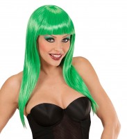 Widok: Zielona peruka glamour Halsey