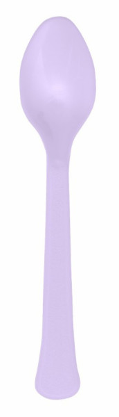 24 purple lavender spoons reusable