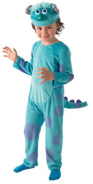 Halloween costume monster Sully for children turquoise