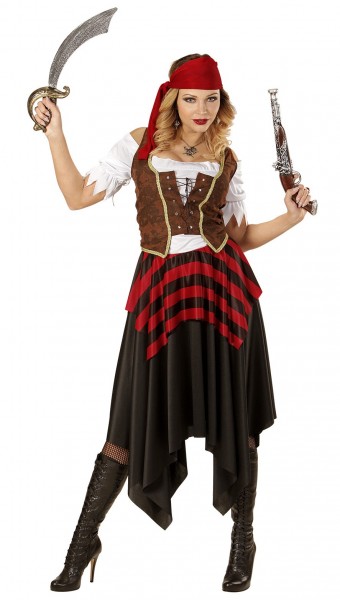 Piraat bruid Mariella dames kostuum
