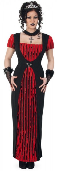 Gothic Queen Darja dames kostuum