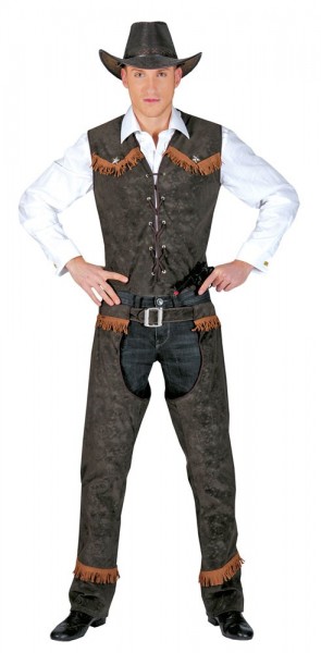 Klassisk vestlig cowboy-mænds kostume
