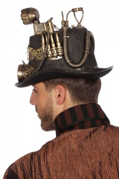 Steampunk hat Steve with light effect 2