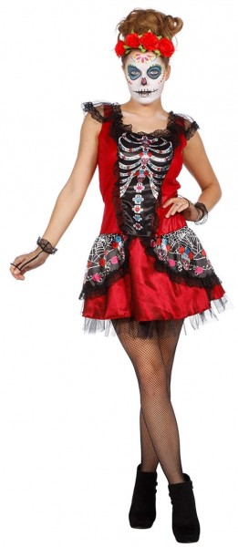 Sexy Day Of The Dead Queen Costume