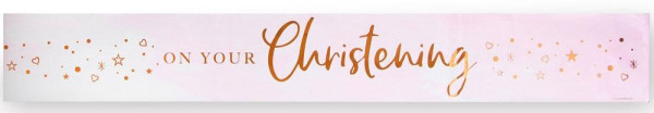 Your baptism banner pink 2.74m