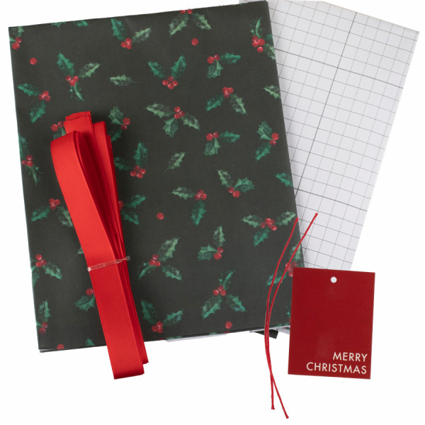 2 sheets eco wrapping paper set