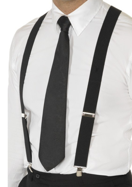 Chic suspenders black