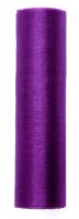 Voorvertoning: Organza stof Julie violet 9m x 16cm