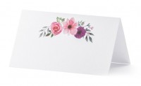 Preview: 25 flower garden place cards 9.5 x 5.5cm