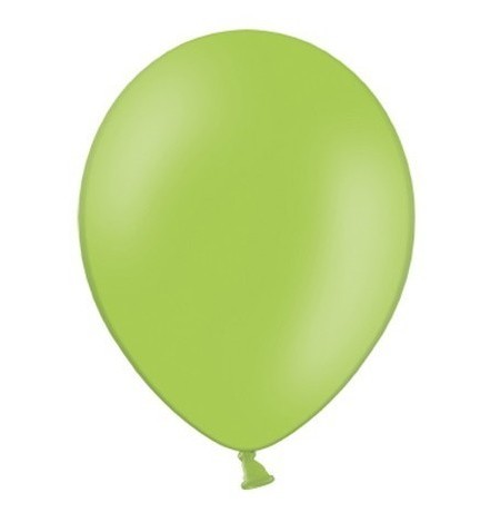 50 party star balloons apple green 23cm