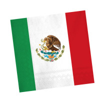 20 Mexico servetten 33cm