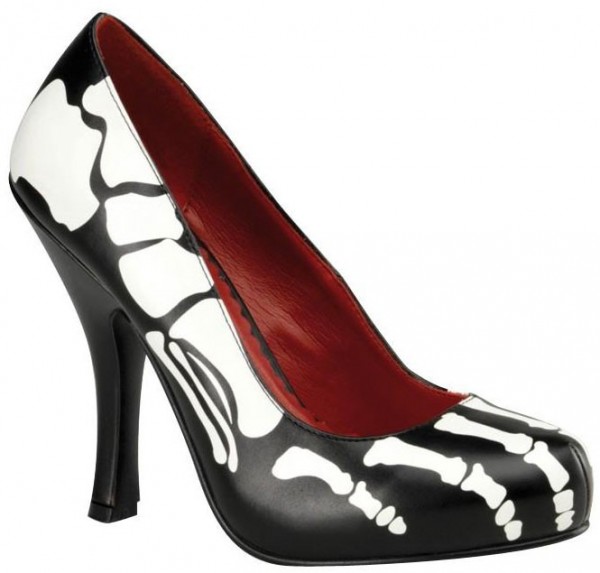 Zapatos de salón Bone Lady Irmgard en blanco y negro