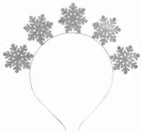 Silverglitter Snowflake Haarreif