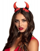 Preview: Devilish demons horns with roses