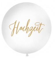 Preview: Wedding XL balloon gold 1m