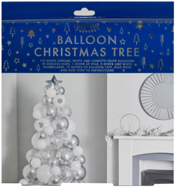 Ballon Weihnachtsbaum Set 110-teilig 3