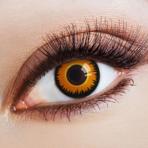 Orange Explosion 12-Monats-Kontaktlinse