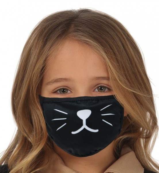 Mund Nasen Maske Katze für Kinder