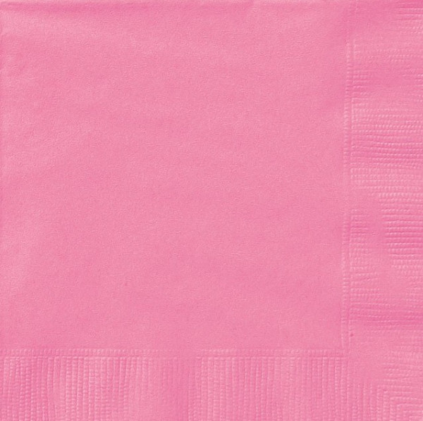 20 serwetki imprezowe Valentina różowe 25cm