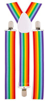 Vista previa: Tirantes de rayas de colores arcoíris