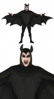 Preview: Night terrors bat costume for men