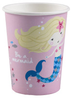 Vista previa: 8 vasos de papel Be a Mermaid 250ml