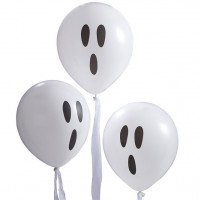 3 spökballonger med maskeringstejp 30cm